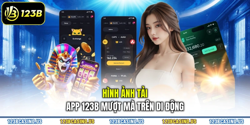 Hình ảnh tải app 123B mượt mà trên di động