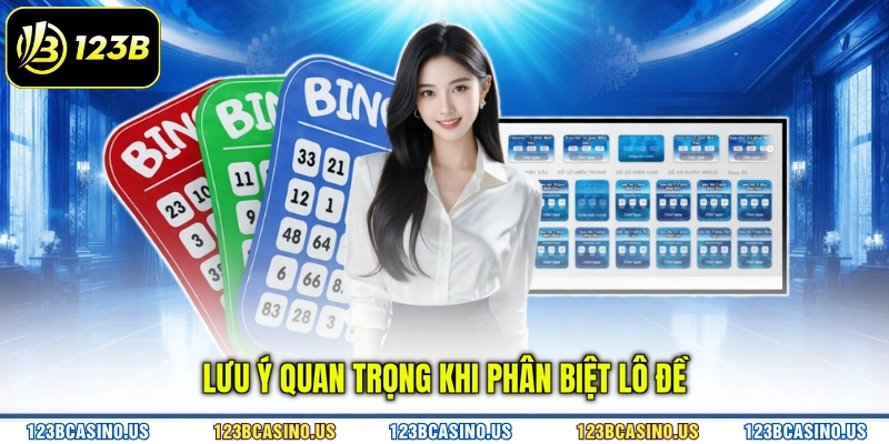 Lưu ý quan trọng khi phân biệt lô đề