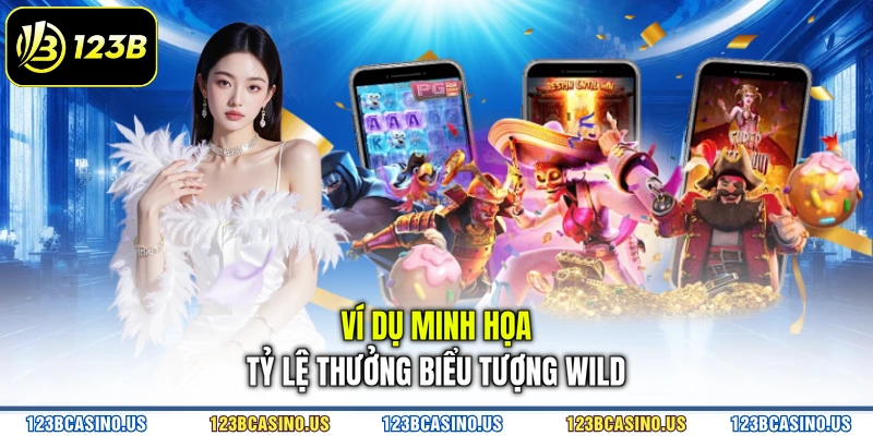 Ví dụ minh họa tỷ lệ thưởng biểu tượng Wild